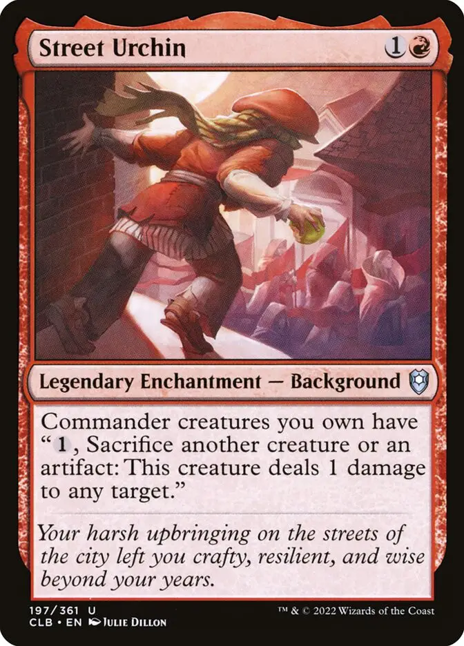 Street Urchin (Commander Legends: Battle for Baldur