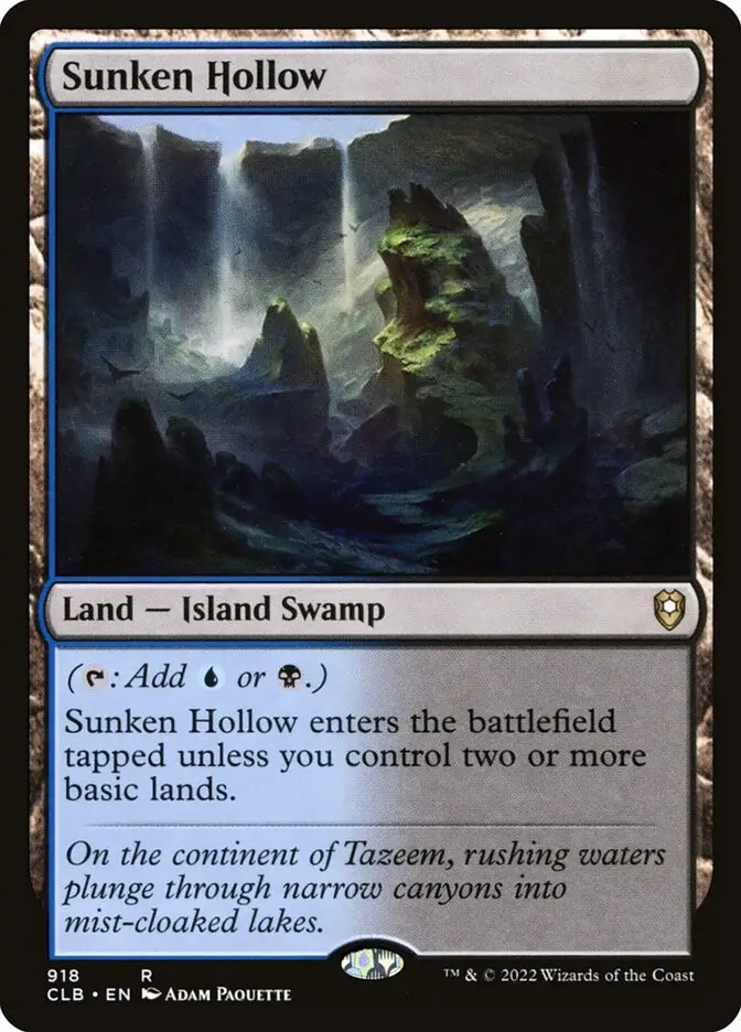 Sunken Hollow (Commander Legends: Battle for Baldur