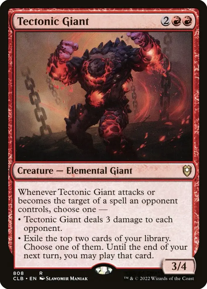 Tectonic Giant (Commander Legends: Battle for Baldur