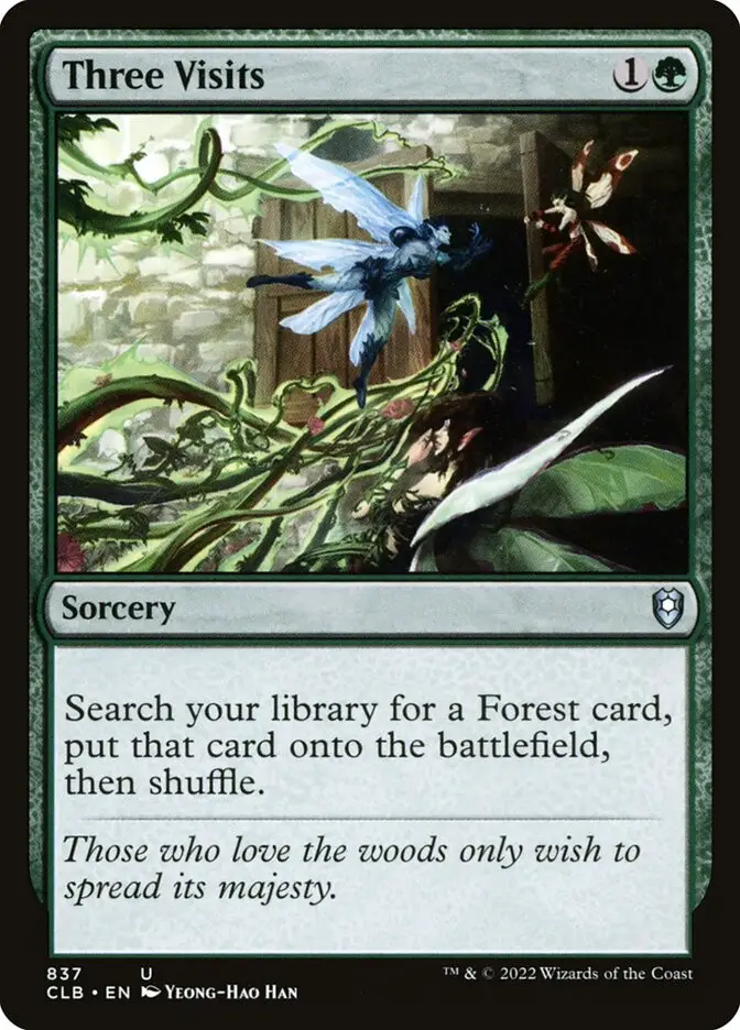 Three Visits (Commander Legends: Battle for Baldur