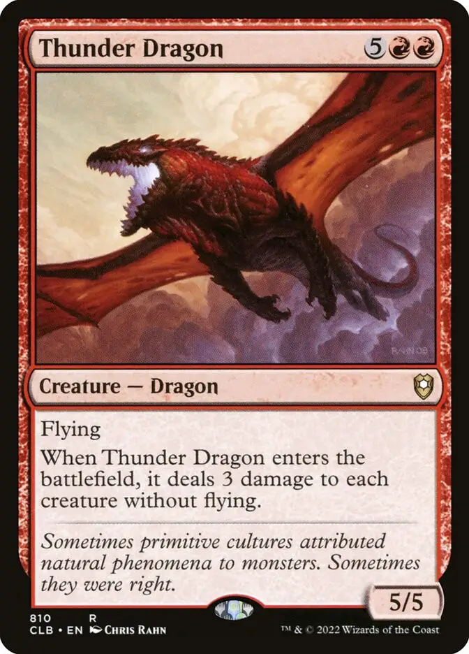 Thunder Dragon (Commander Legends: Battle for Baldur