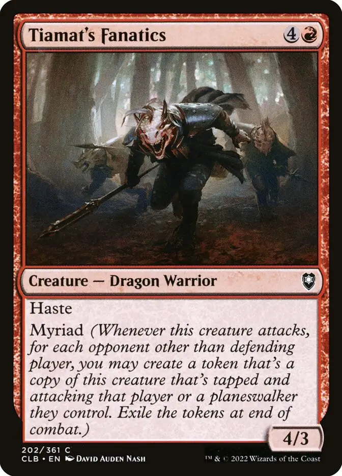 Tiamat s Fanatics (Commander Legends: Battle for Baldur