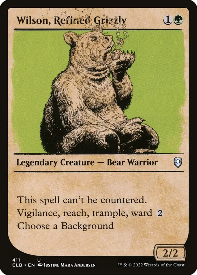 Wilson  Refined Grizzly (Commander Legends: Battle for Baldur