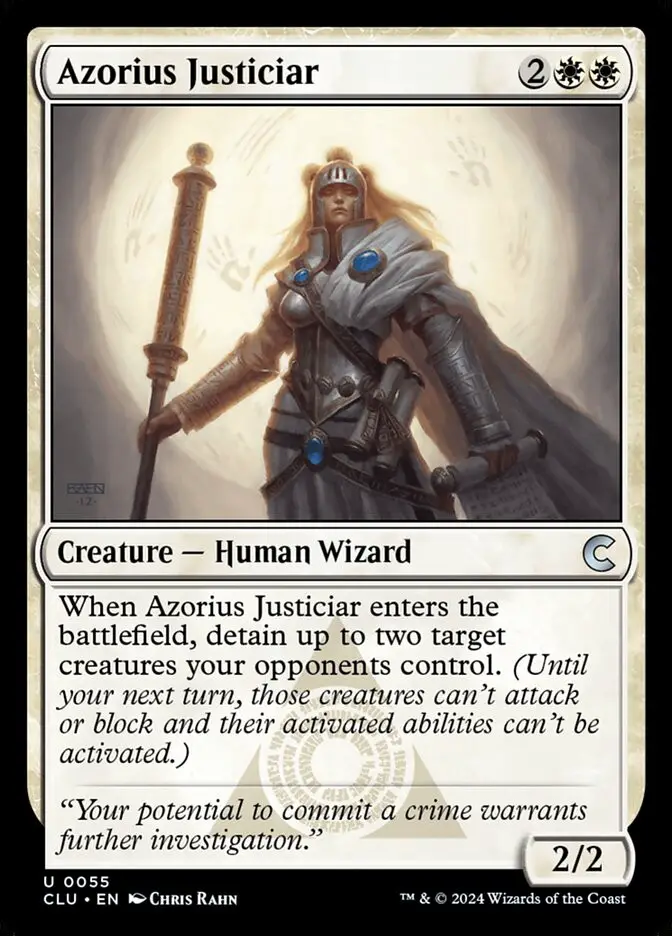 Azorius Justiciar (Ravnica: Clue Edition)