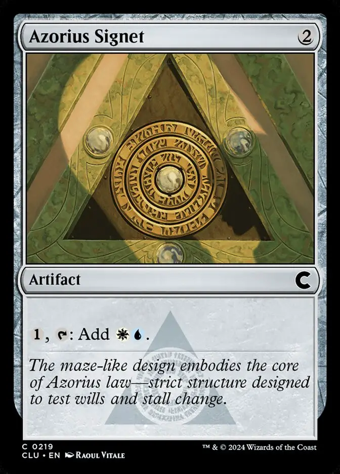 Azorius Signet (Ravnica: Clue Edition)