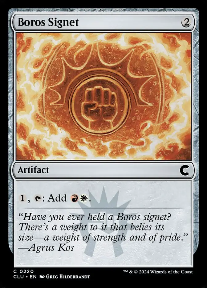 Boros Signet (Ravnica: Clue Edition)