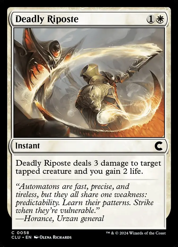 Deadly Riposte (Ravnica: Clue Edition)