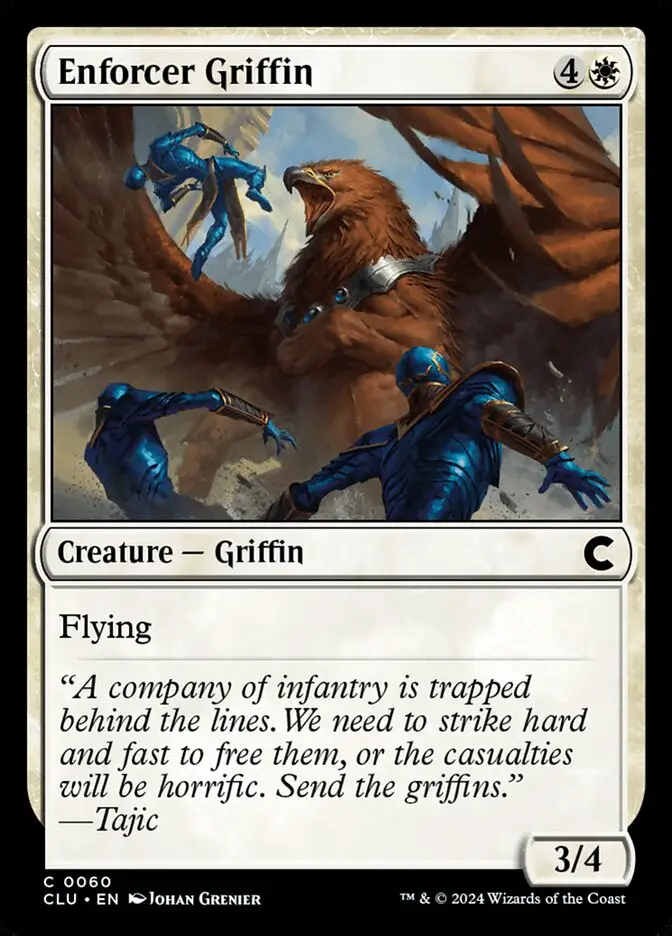 Enforcer Griffin (Ravnica: Clue Edition)