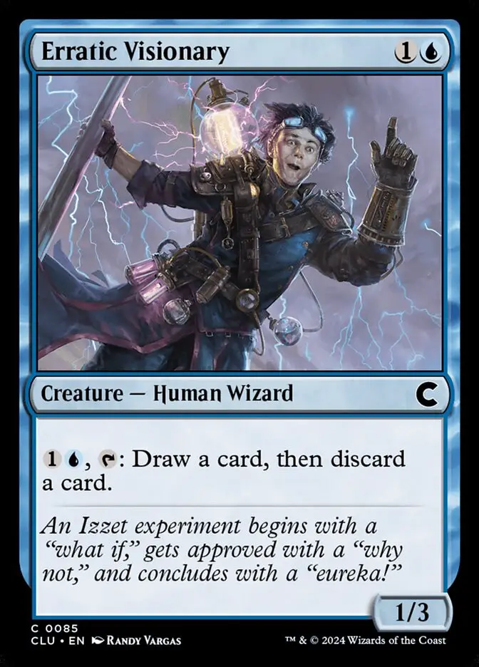 Erratic Visionary (Ravnica: Clue Edition)