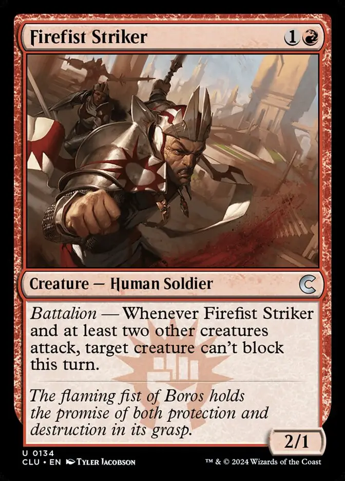 Firefist Striker (Ravnica: Clue Edition)