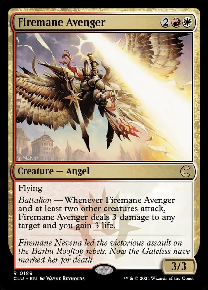 Firemane Avenger (Ravnica: Clue Edition)