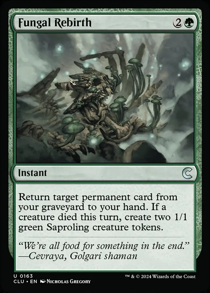 Fungal Rebirth (Ravnica: Clue Edition)