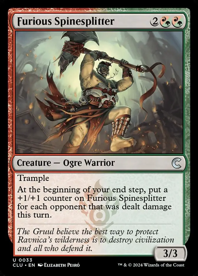 Furious Spinesplitter (Ravnica: Clue Edition)