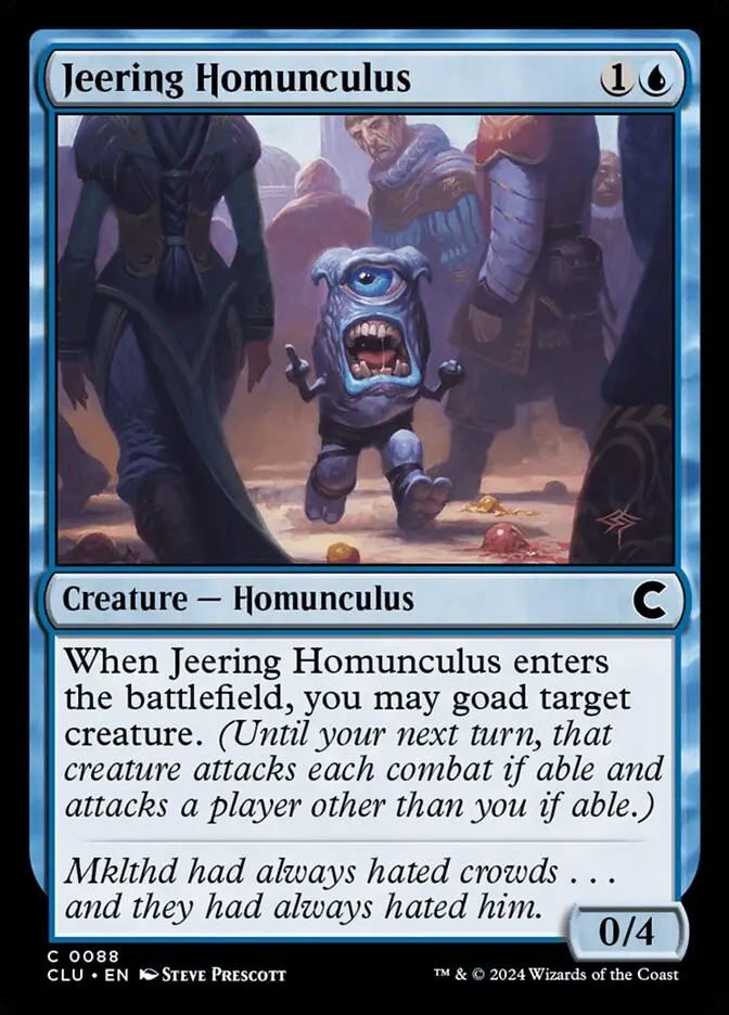 Jeering Homunculus (Ravnica: Clue Edition)