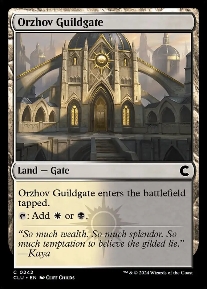 Orzhov Guildgate (Ravnica: Clue Edition)