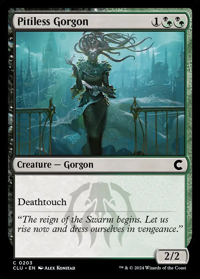 Pitiless Gorgon (Ravnica: Clue Edition)