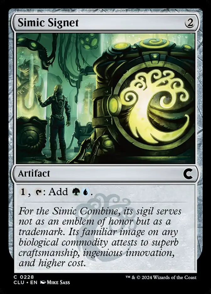 Simic Signet (Ravnica: Clue Edition)