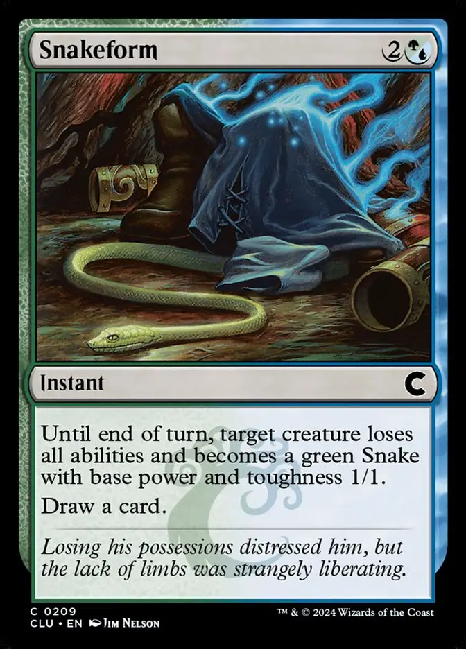Snakeform (Ravnica: Clue Edition)
