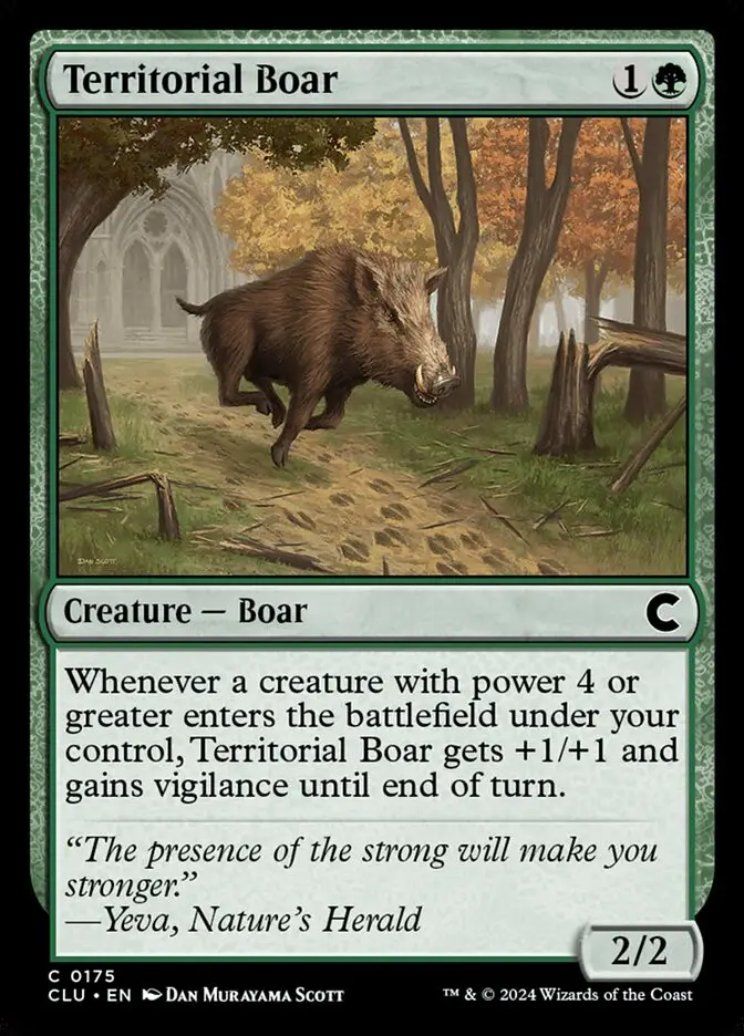Territorial Boar (Ravnica: Clue Edition)