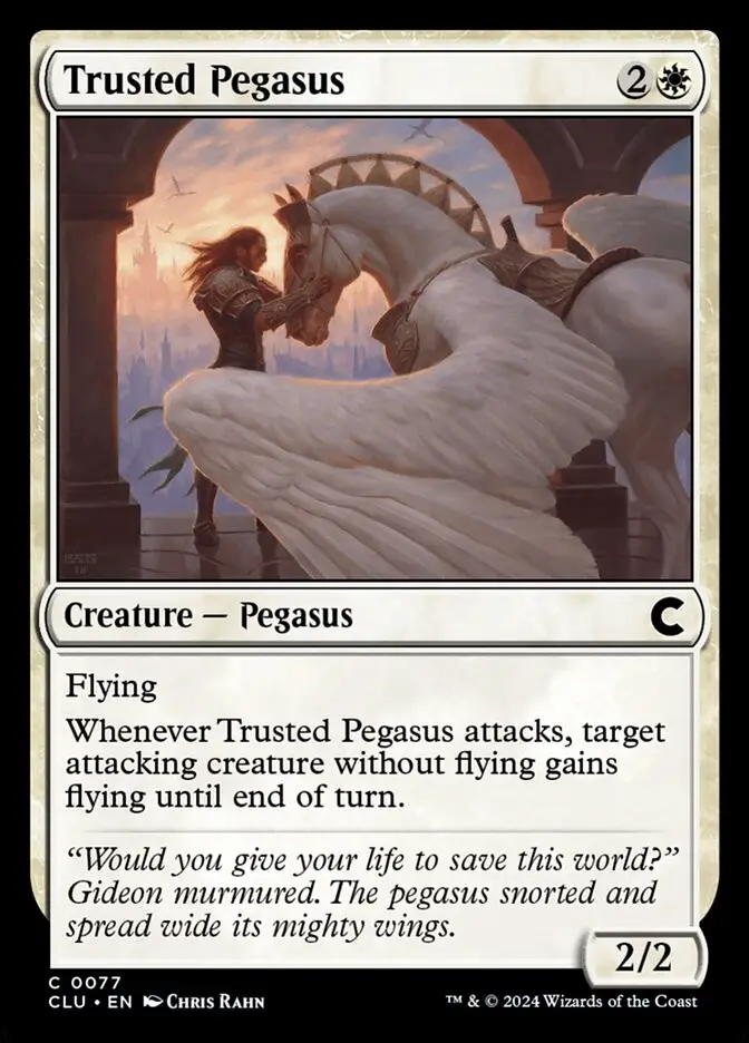 Trusted Pegasus (Ravnica: Clue Edition)