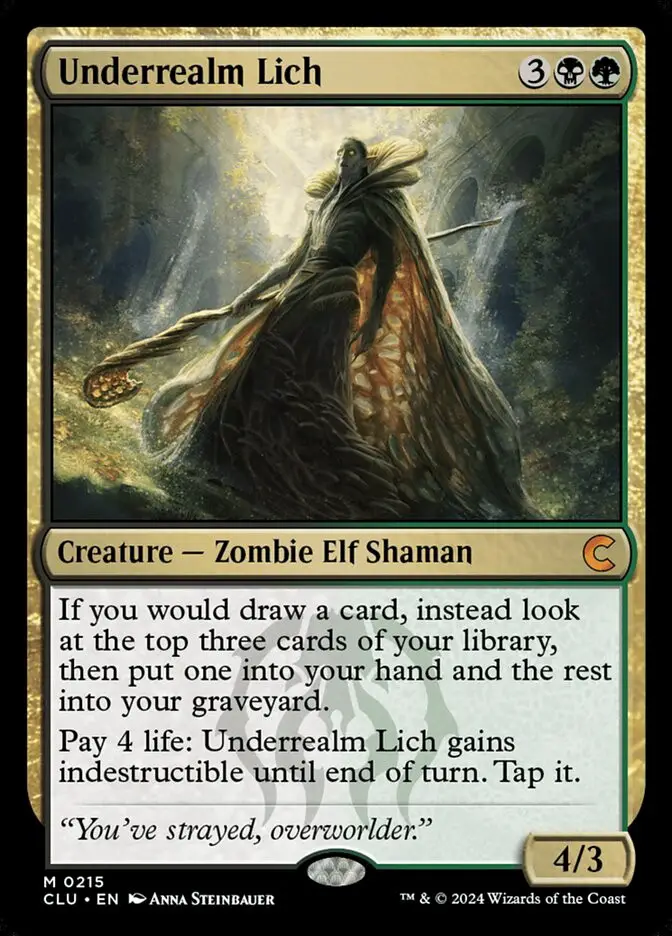 Underrealm Lich (Ravnica: Clue Edition)