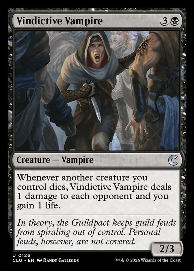 Vindictive Vampire (Ravnica: Clue Edition)