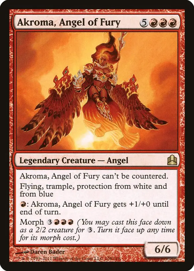 Akroma  Angel of Fury (Commander 2011)