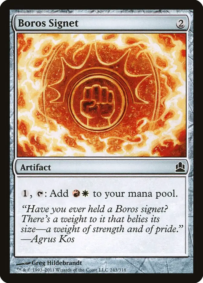 Boros Signet (Commander 2011)