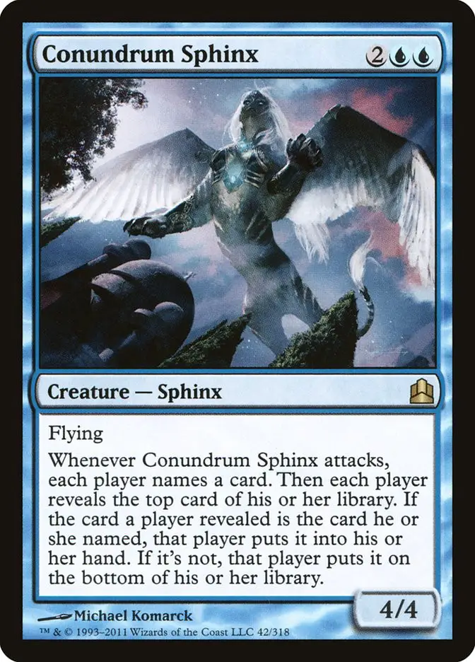 Conundrum Sphinx (Commander 2011)