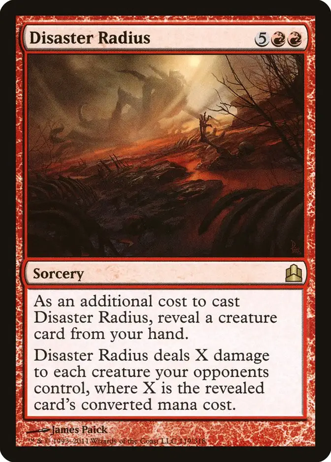 Disaster Radius (Commander 2011)