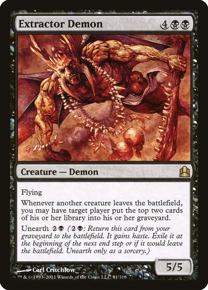 Extractor Demon (Commander 2011)