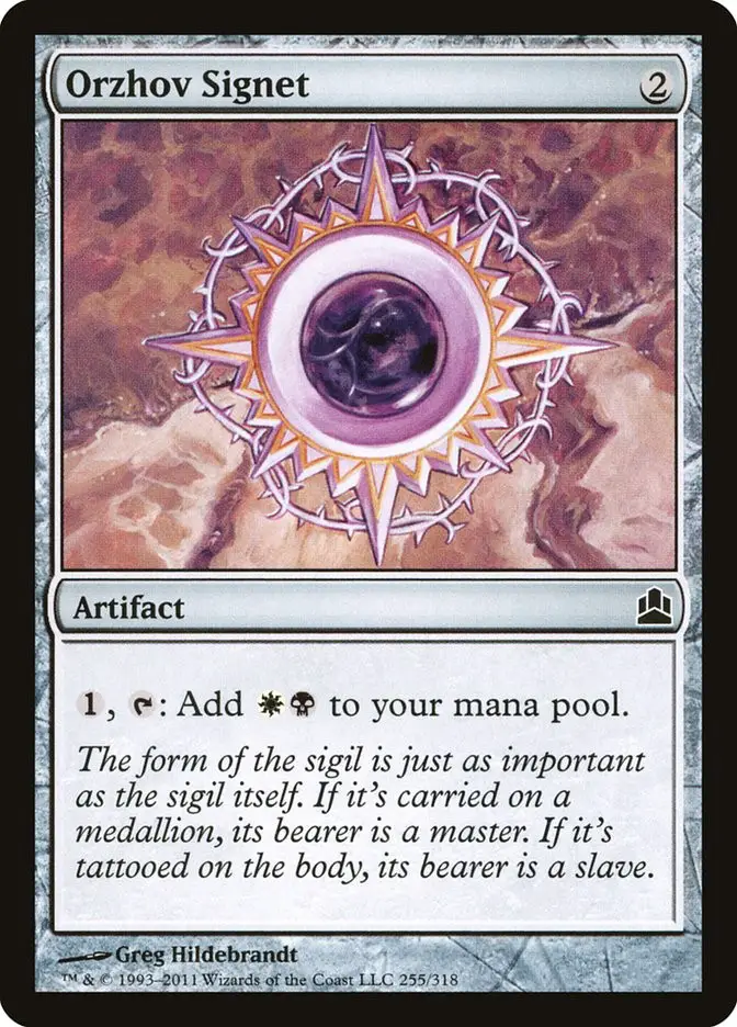 Orzhov Signet (Commander 2011)