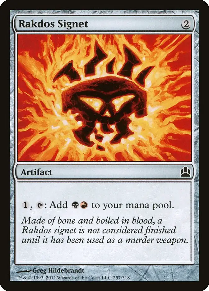 Rakdos Signet (Commander 2011)