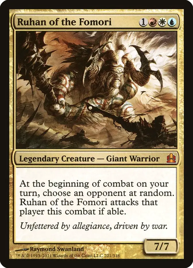 Ruhan of the Fomori (Commander 2011)