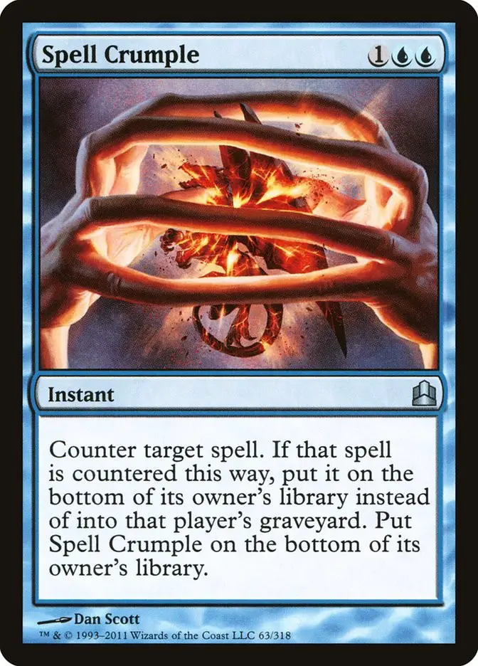 Spell Crumple (Commander 2011)