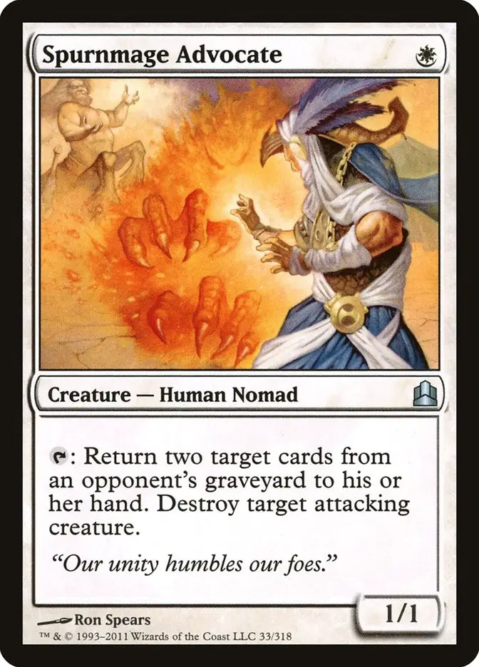 Spurnmage Advocate (Commander 2011)