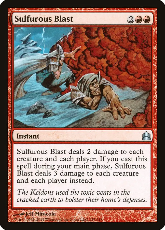 Sulfurous Blast (Commander 2011)