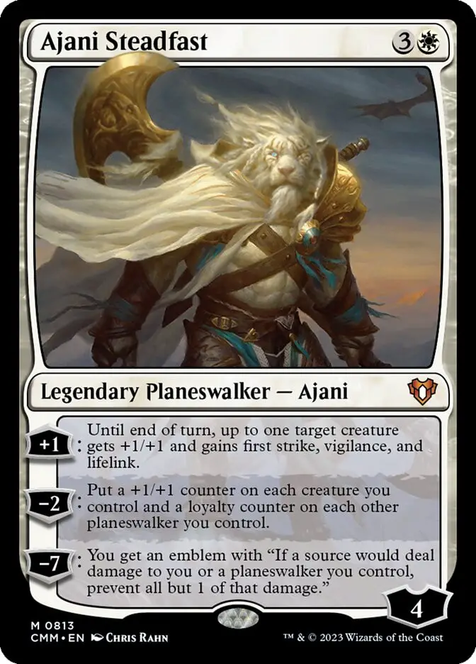Ajani Steadfast (Commander Masters)