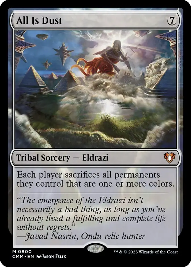All Is Dust (Commander Masters)