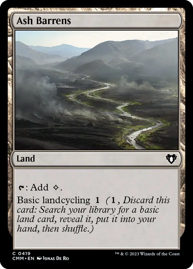 Ash Barrens (Commander Masters)