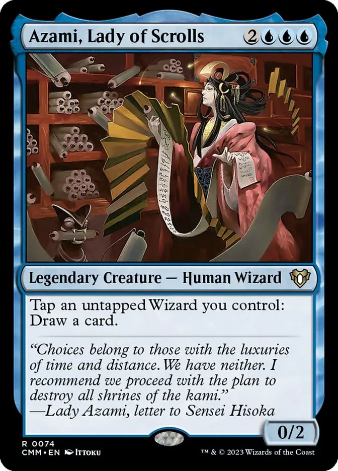 Azami  Lady of Scrolls (Commander Masters)