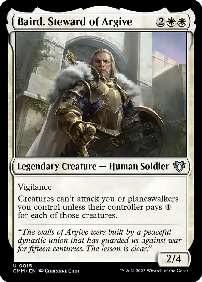 Baird  Steward of Argive (Commander Masters)