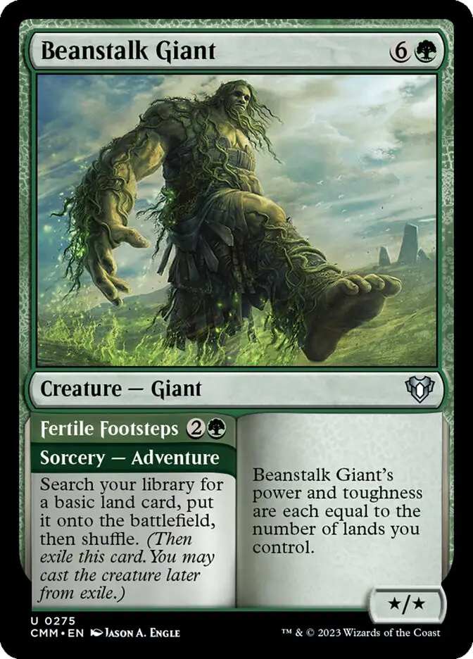 Beanstalk Giant    Fertile Footsteps (Commander Masters)