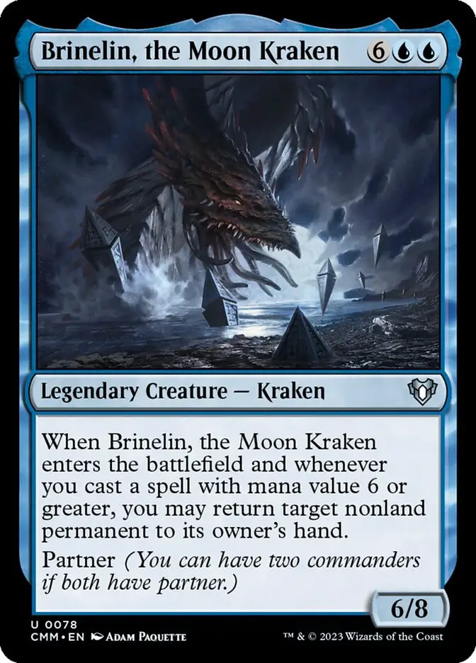 Brinelin  the Moon Kraken (Commander Masters)