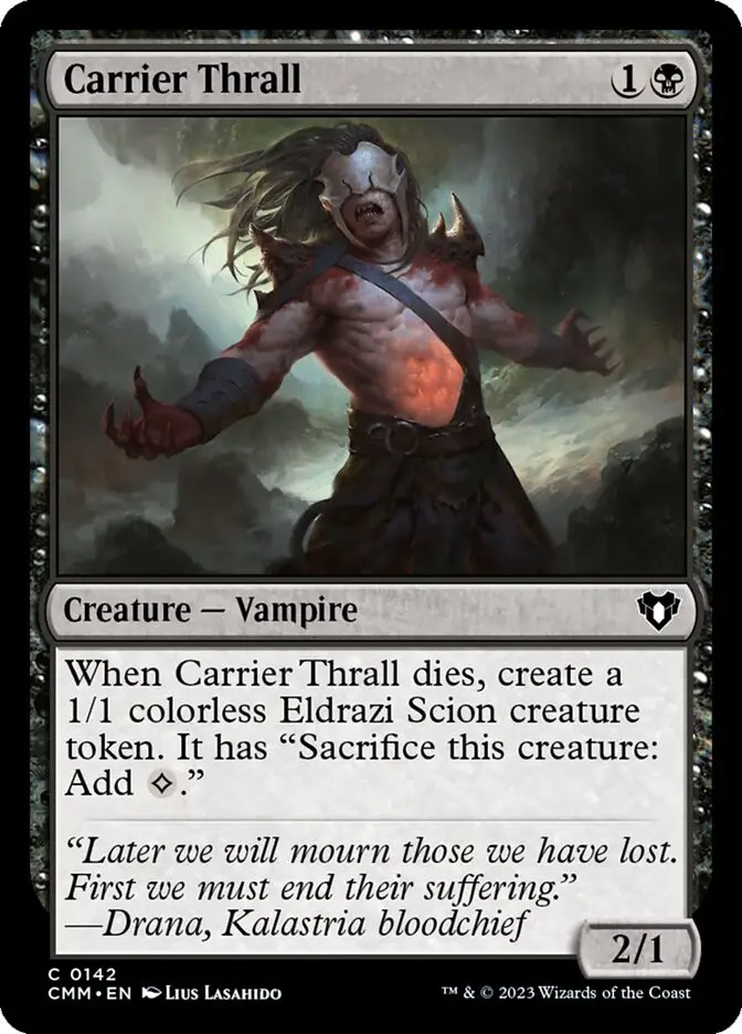 Carrier Thrall (Commander Masters)