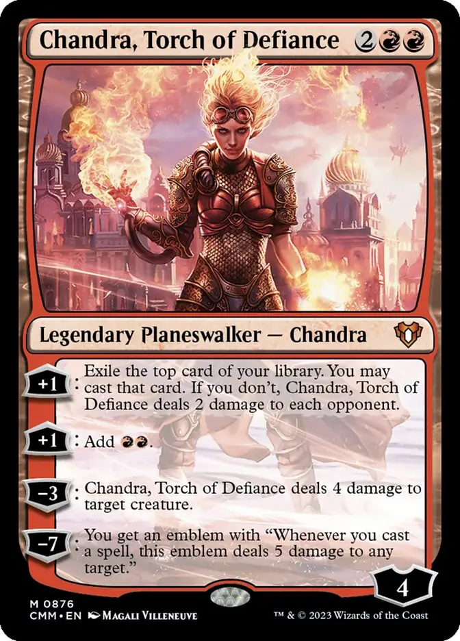 Chandra  Torch of Defiance (Commander Masters)