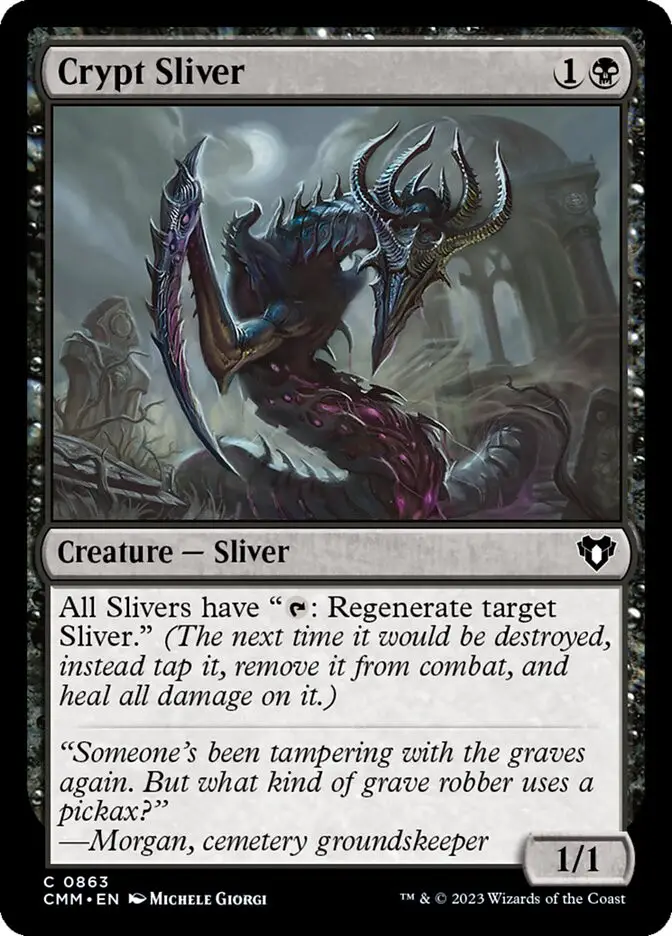 Crypt Sliver (Commander Masters)
