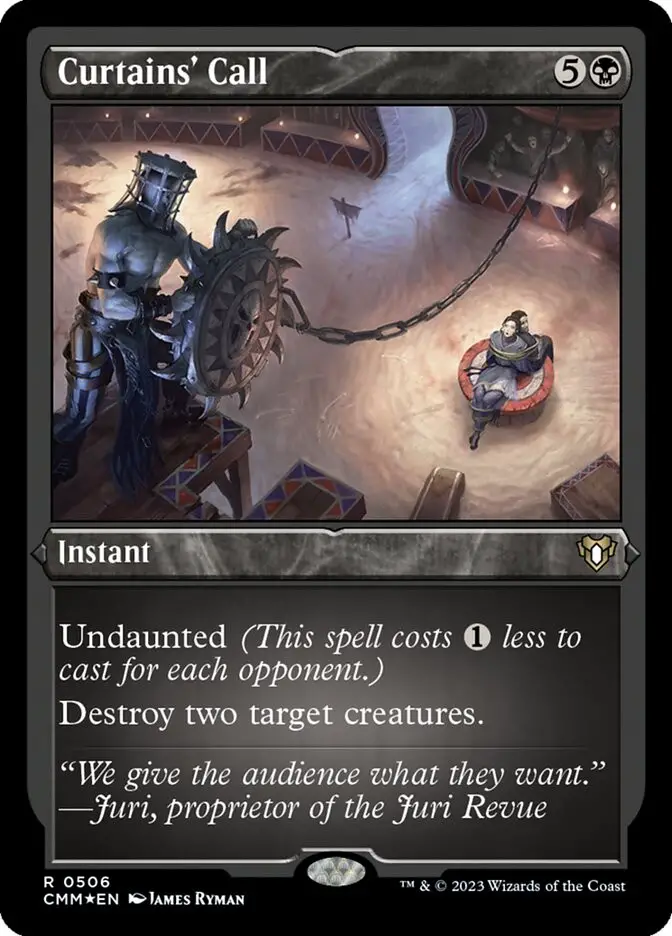 Curtains  Call (Commander Masters)