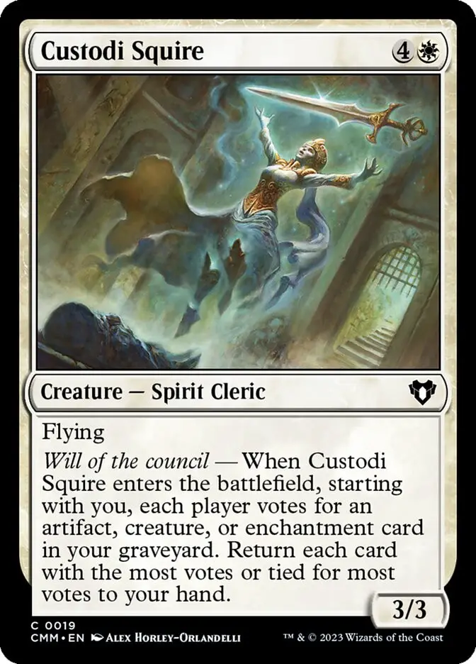 Custodi Squire (Commander Masters)