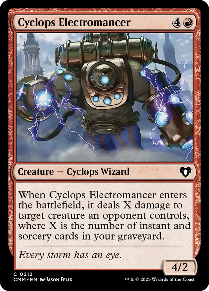 Cyclops Electromancer (Commander Masters)